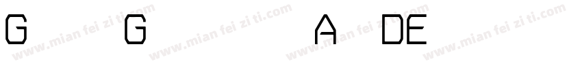 Galao GrotesqueAltDE字体转换